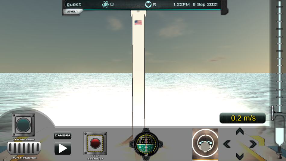 #4. Intergalactic Rocket Landing (iOS) 由: Intergalactic Education LLC