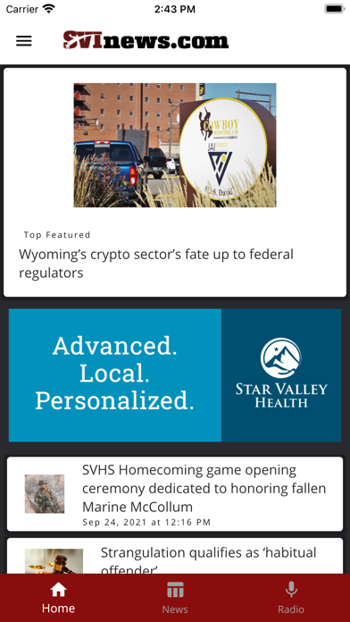 SVI News Screenshot