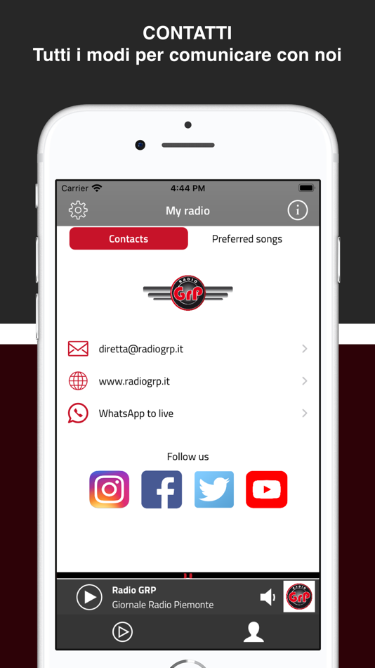 #3. Radio GRP (iOS) 由: RADIO G.R.P. GIORNALE RADIO PIEMONTE S.R.L.