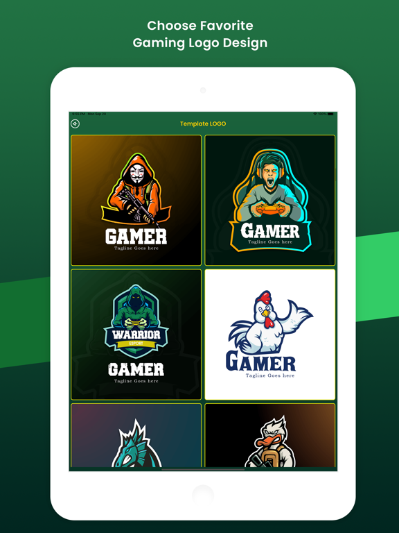 Esport Gaming Logo Maker 2021 iPad screenshot 3 - Graphics & Design app