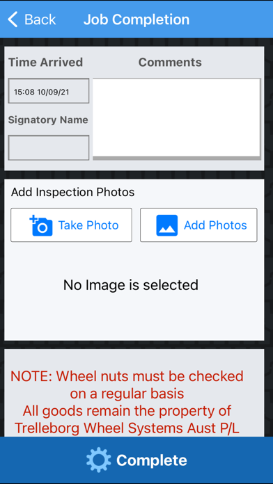 Interfit Service App Screenshot