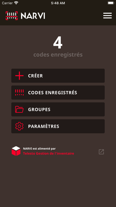 Screenshot #1 pour Codes QR et de codes-barres