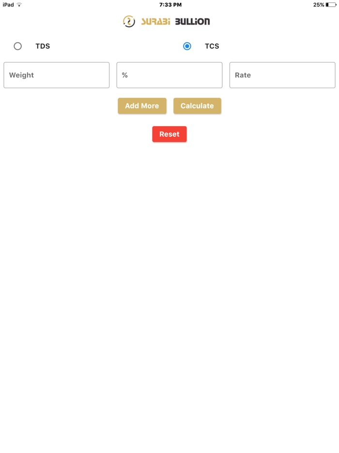 TDS Calculator Surabi Bullion