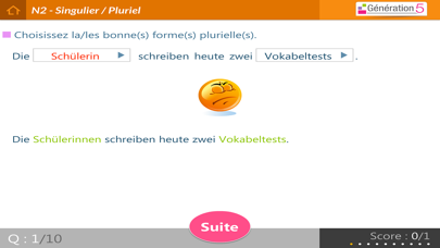 Screenshot #2 pour Mémo Allemand A1-A2