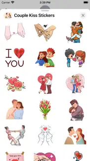 How to cancel & delete couple kiss stickers 3