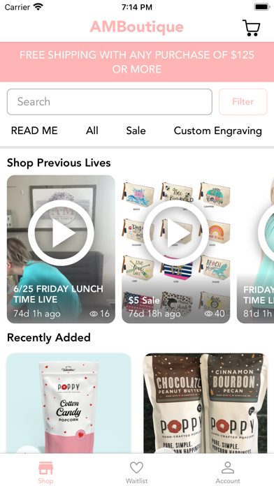 AMBoutique Screenshot