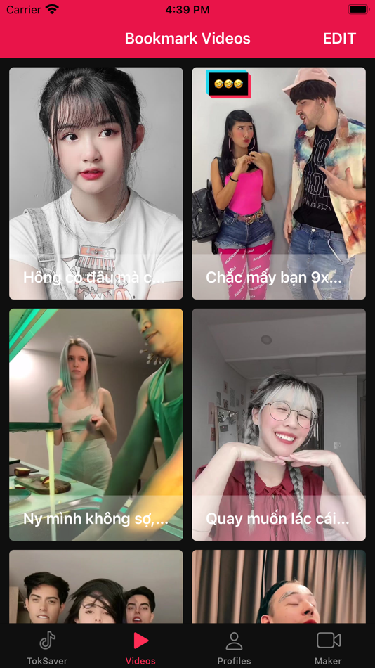 #3. TokSaver - Edit TikSave Videos (iOS) 由: Quoc Tri Son