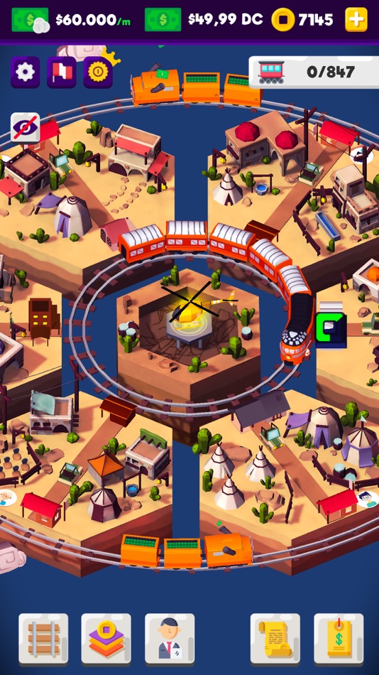 #1. Idle Train Station Manager (iOS) 由: Mert Can Diker