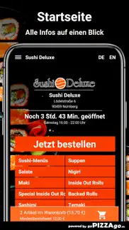 sushi deluxe nürnberg iphone screenshot 2