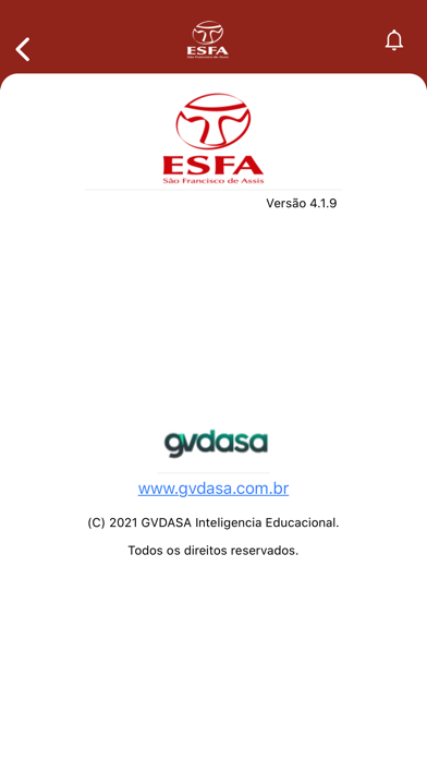 ESFA Mobile Screenshot