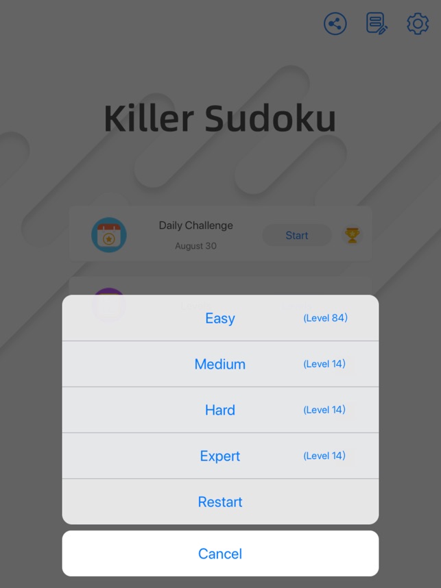 Daily Killer Sudoku