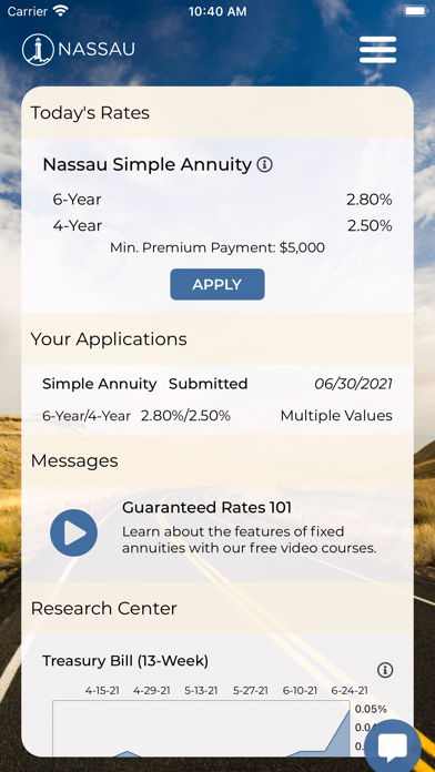 Simple Annuity Screenshot