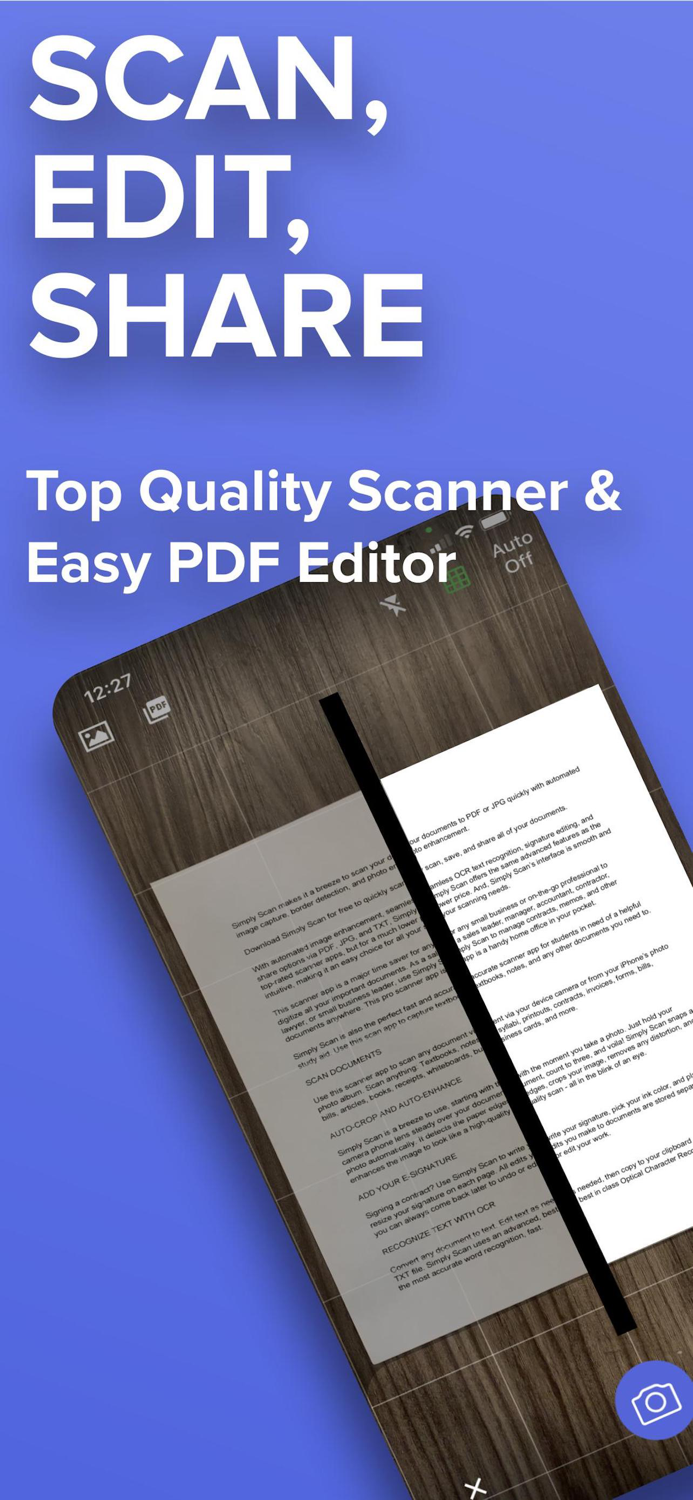 Simply Scan Scanner PDF Editor