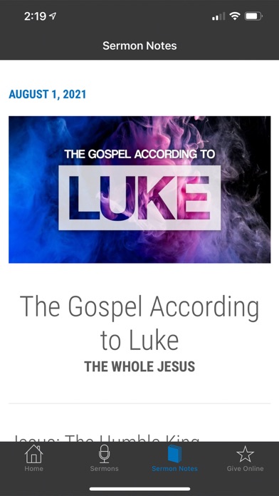 Living Faith Church Screenshot