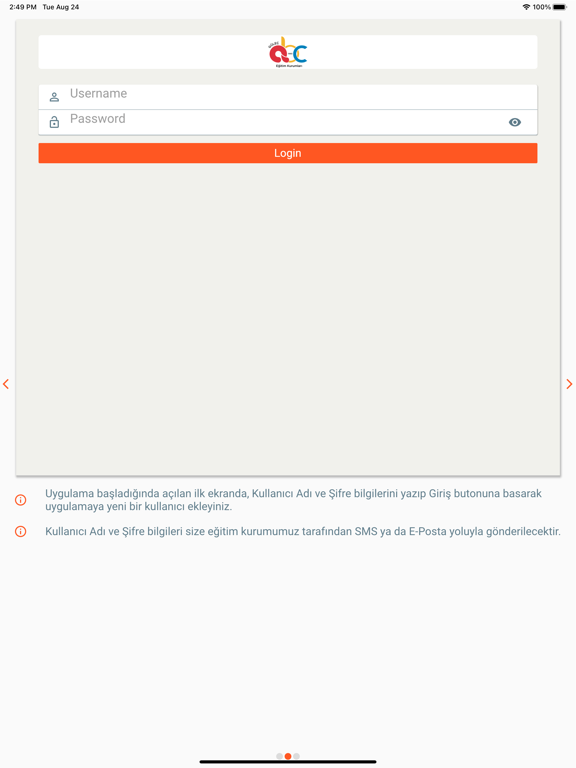App screenshot