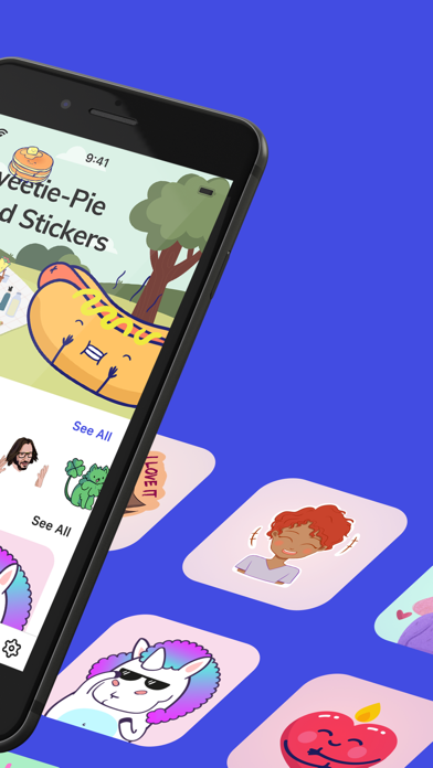 Stickerpacks Design Screenshot