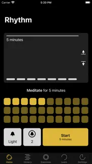 rhythm meditation timer pro iphone screenshot 1