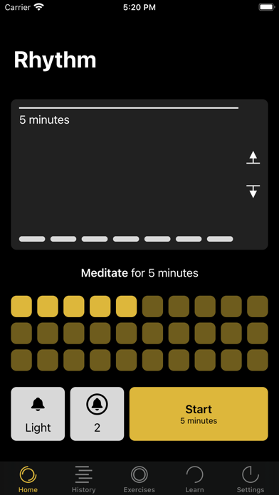 Rhythm Meditation Timer Pro Screenshot