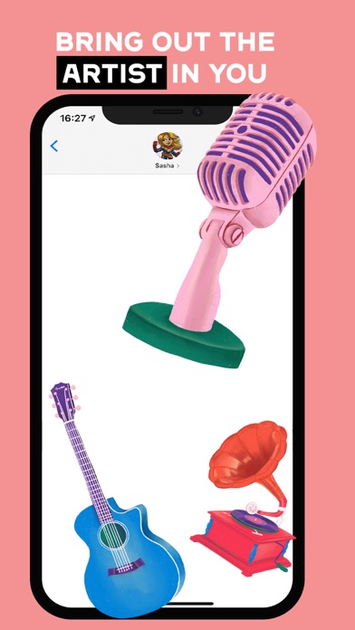 Music Stickers for iMessages Screenshot
