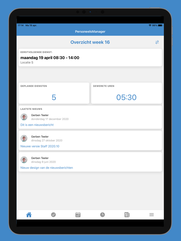 Screenshot #4 pour PersoneelsManager