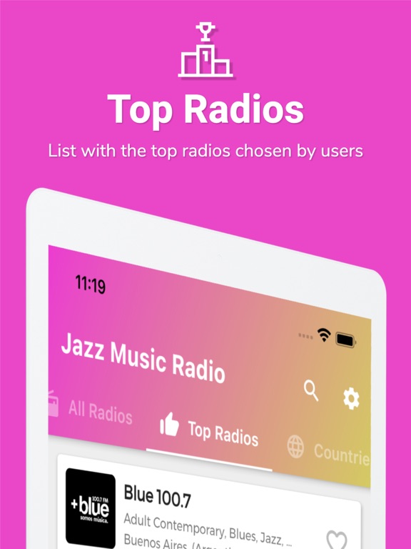 Jazz Radio - Jazz Music iPad screenshot 7 - Music app