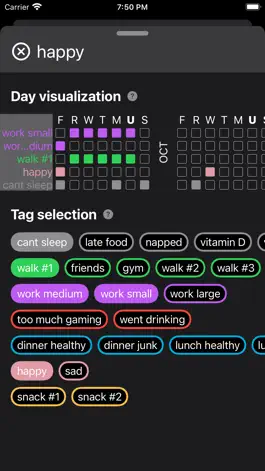 Game screenshot CRL8 – Correlate daily habits apk