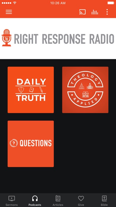 Right Response Ministries Screenshot