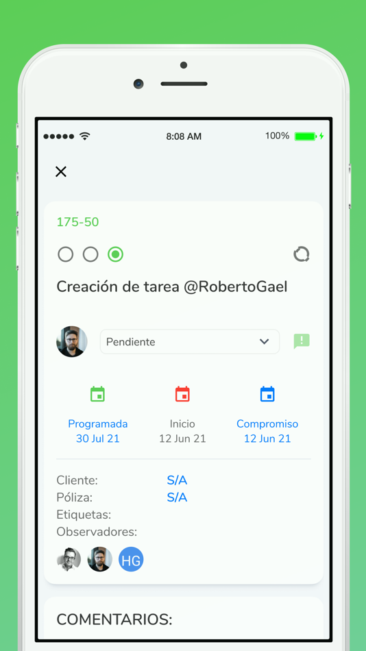 #3. quattroTask (iOS) Podle: peem.mx