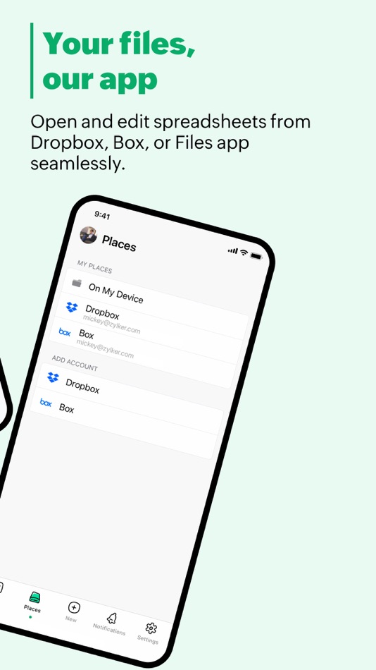 #6. Zoho Sheet: Spreadsheet App (iOS) بواسطة: Zoho Corporation