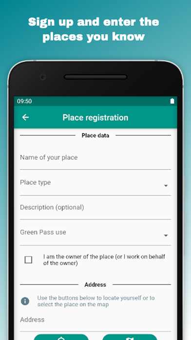 Green Pass Places Screenshot