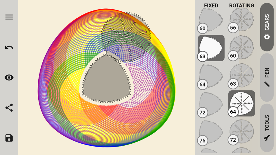 #3. Inspiral - Gear Art (iOS) 由: Nathan Friend