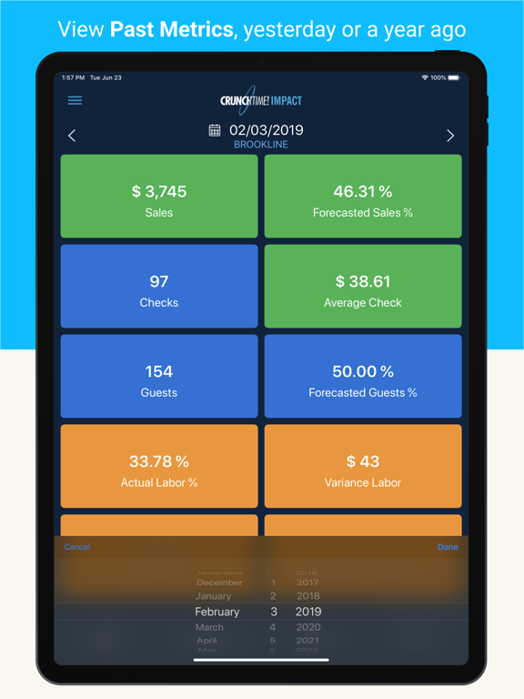 Crunchtime Impact iPad screenshot 5 - Business app