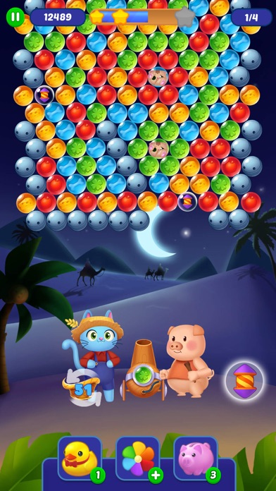 Shoot Bubble Deluxe Cat Screenshot