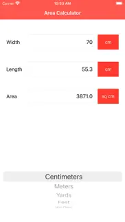 area calculator fast iphone screenshot 2