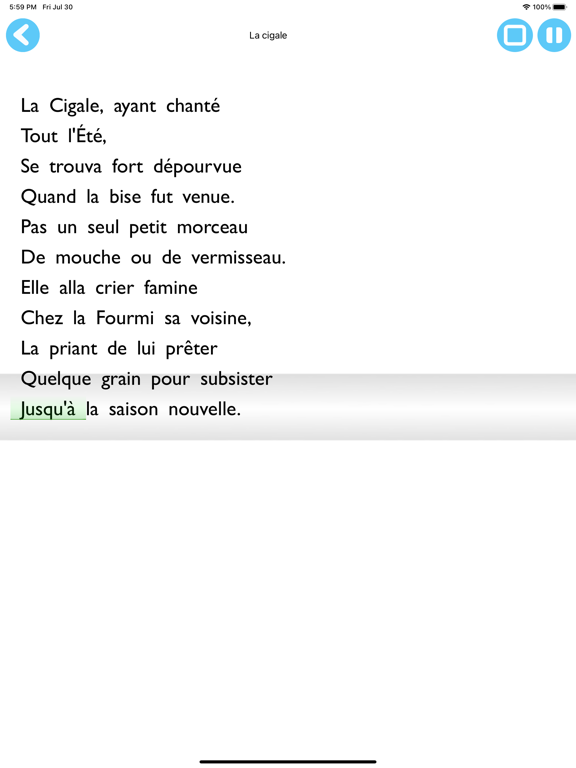 Screenshot #4 pour Lecture