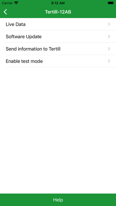 TertillUpdate Screenshot