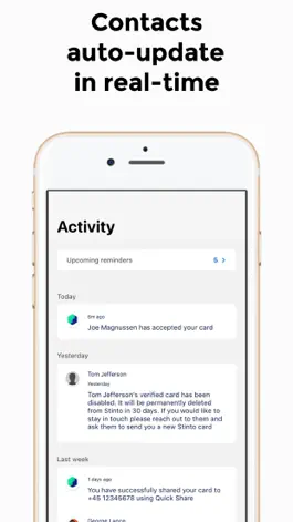 Game screenshot Stinto:Self-updating phonebook apk