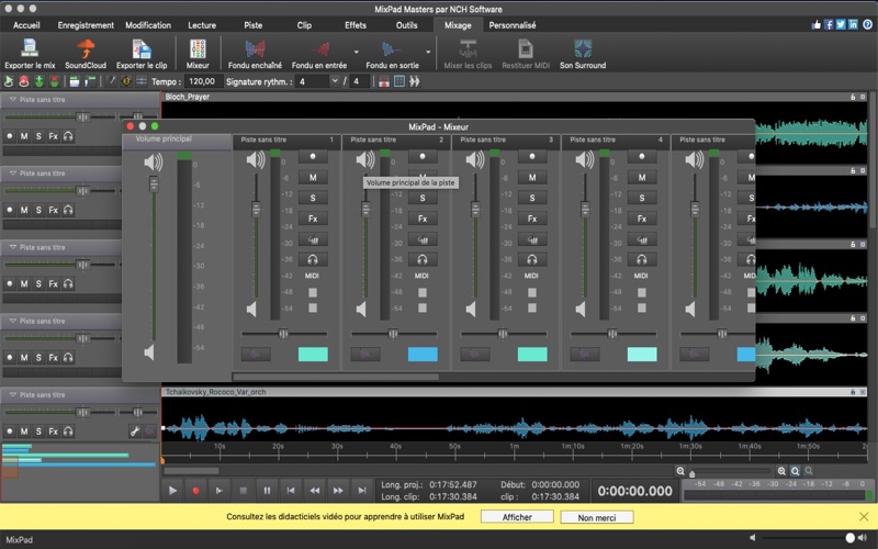 Screenshot #2 pour MixPad Masters (French)