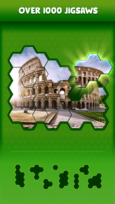 Screenshot #1 pour Hexa World Jigsaw
