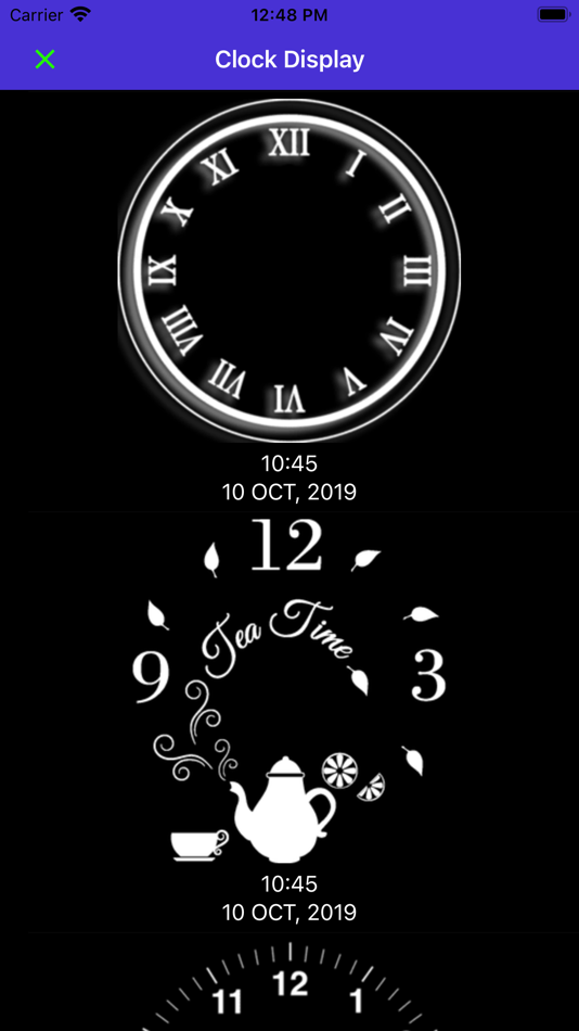 #4. OLEDX Analog BigClock-Pendulum (iOS) 由: Mamoona Yasin