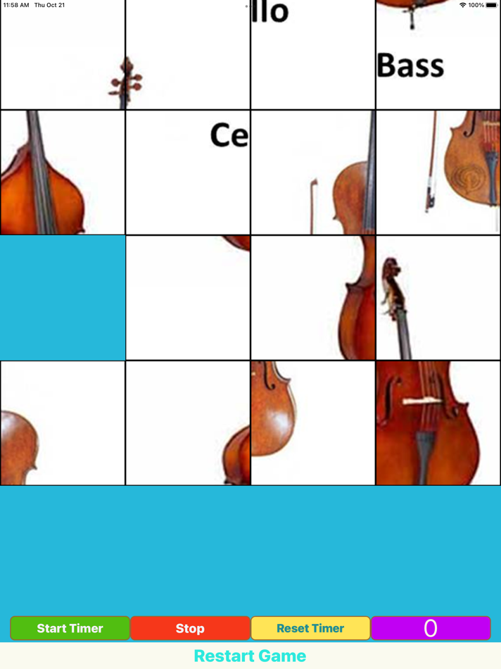 Music Slide Puzzle - 5 - (iOS)