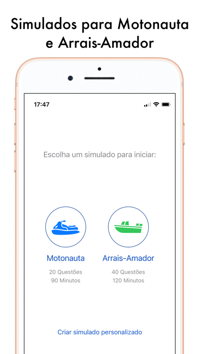 Screenshot #1 pour Simulados Motonauta e Arrais