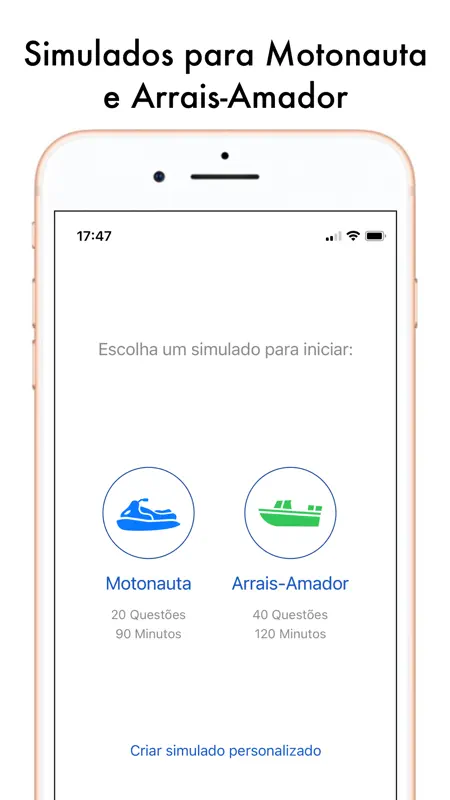 Simulados Motonauta e Arrais screenshot 1 of 7