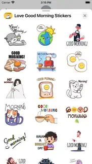 love good morning stickers problems & solutions and troubleshooting guide - 2