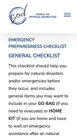 Game screenshot Emergency Preparedness Toolkit apk