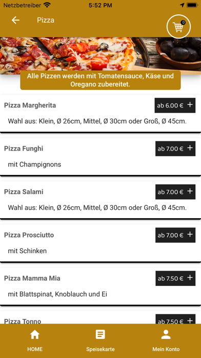 Pizzeria San Remo Köln Screenshot