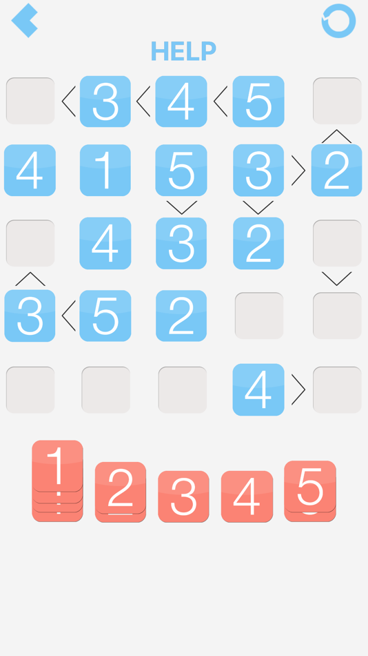 #2. Futoshiki - Brain game (iOS) 由: Stanislav Hatnyuk