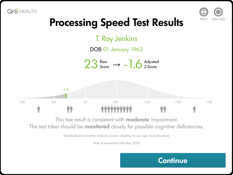 #3. Cognition Snapshot + (iOS) 由: Qr8 Health