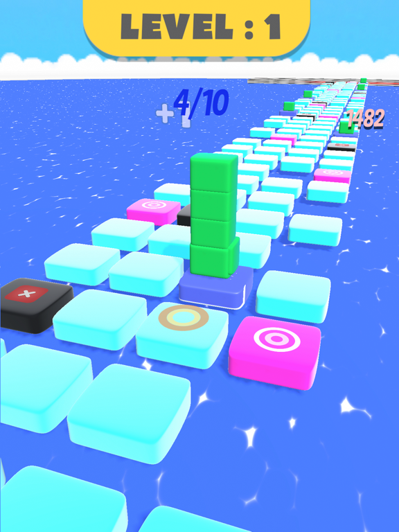 Screenshot #4 pour Cube Stack Run - Bridge Hop
