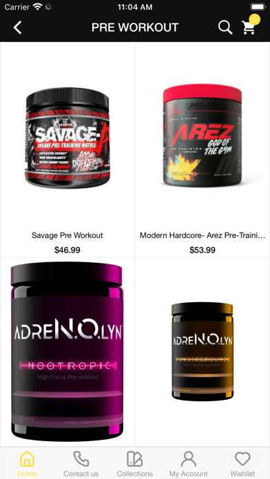 Tier One Nutrition Screenshot